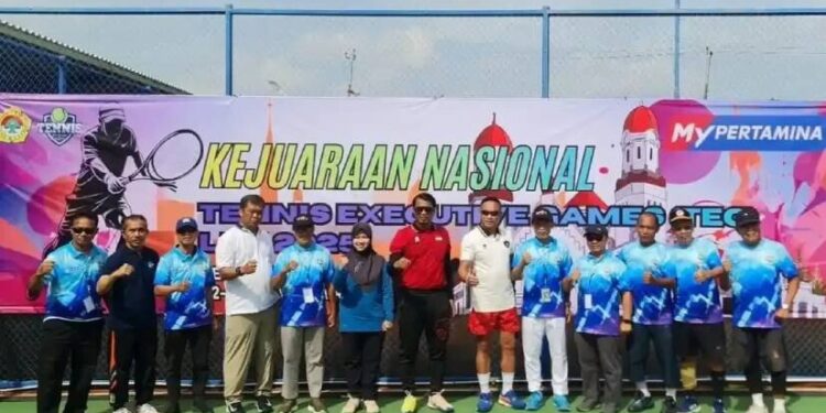 Kejuaraan Nasional Tenis Executive Games (TEG) LDII 2025 diadakan di Kota Semarang. Foto: LINES.