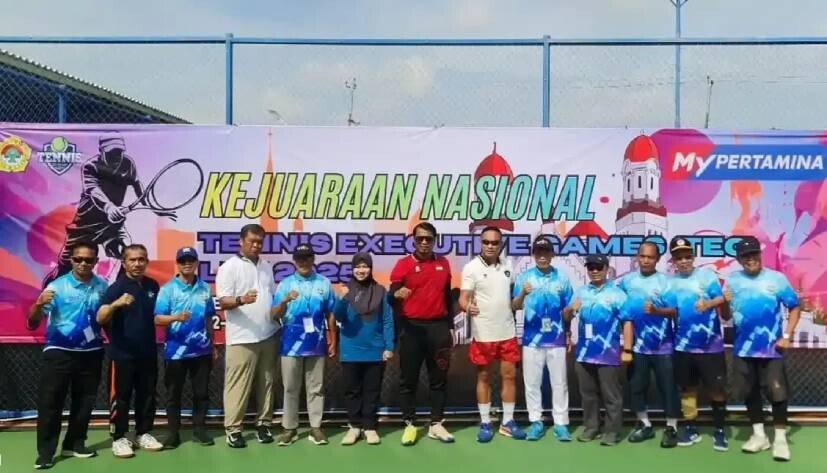 Kejuaraan Nasional Tenis Executive Games (TEG) LDII 2025 diadakan di Kota Semarang. Foto: LINES.