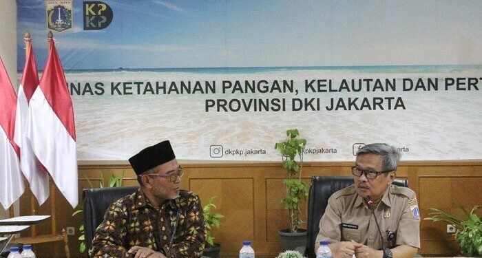 DPW LDII DKI Jakarta audiensi dengan Dinas Ketahanan Pangan, Kelautan, dan Pertanian (KPKP) DKI Jakarta. Foto: LINES.
