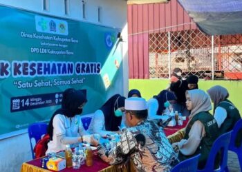 LDII dan Dinas Kesehatan Bone Gelar CKG Dorong Kesadaran Hidup Sehat