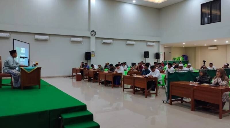 DPD LDII Kabupaten Serang menggelar pengajian rutin di Gedung LDII Banten yang dihadiri PCNU Serang. Foto: LINES.
