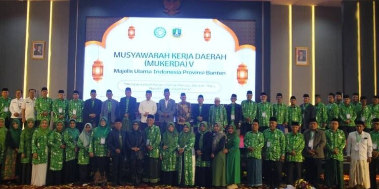 MUI Provinsi Banten menghelat Musyawarah Kerja Daerah (Mukerda) V yang juga dihadiri LDII Banten. Foto: LINES.