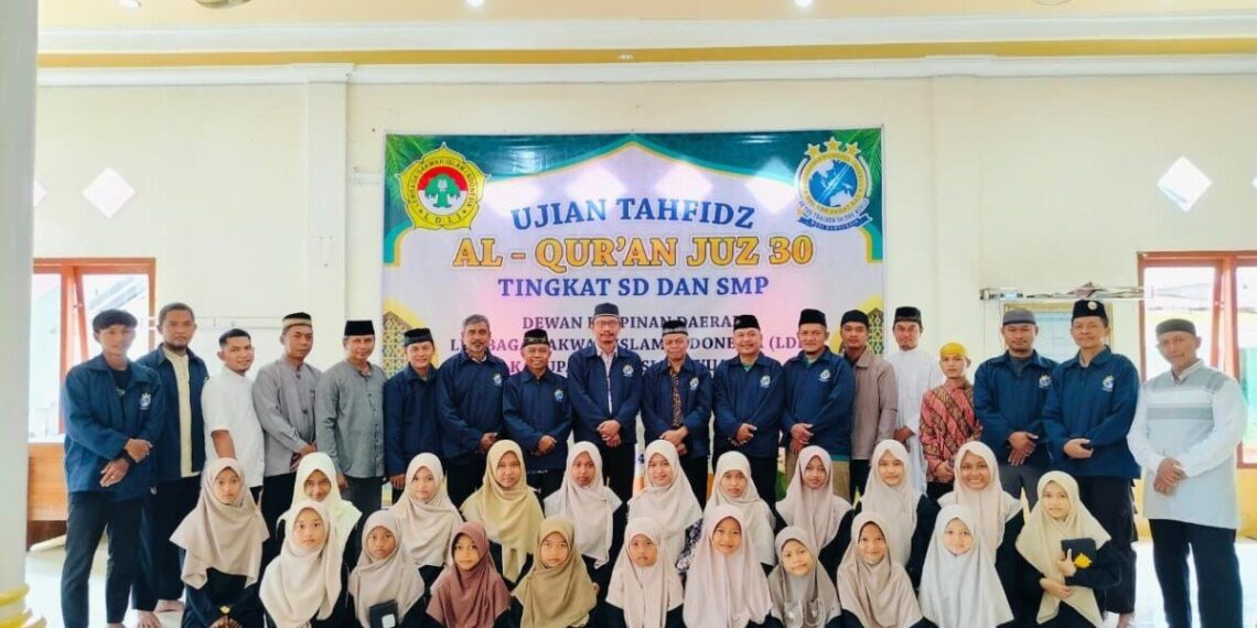 DPD LDII Musi Banyuasin menghelat “Ikhtibar Tahfidzul Quran Juz 30”. Foto: LINES.