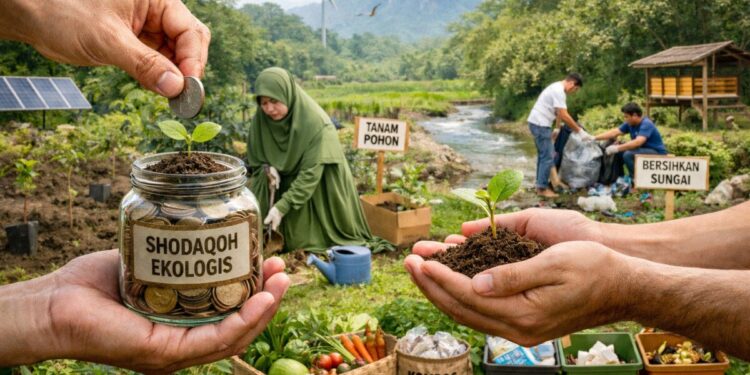 Ilustrasi Shodaqoh Ekologis.