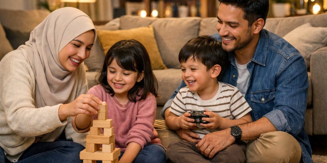 Ilustrasi kehangatan keluarga.