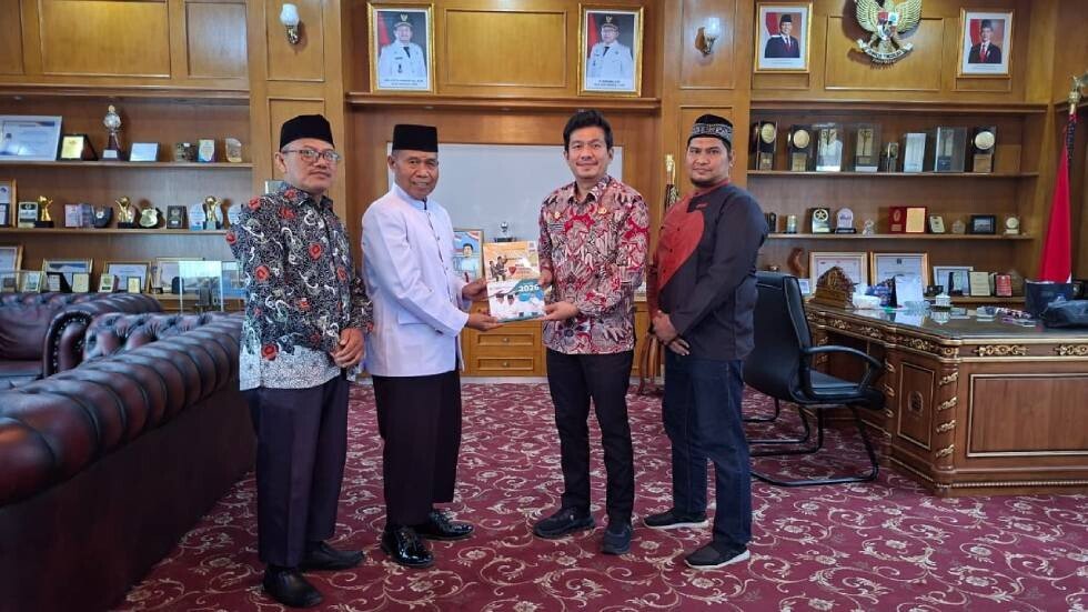 DPD LDII Bengkulu Utara silaturahim dengan Bupati Bengkulu Utara. Foto: LINES.