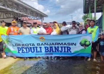 LDII Banjarmasin Salurkan Bantuan untuk Warga Terdampak Banjir