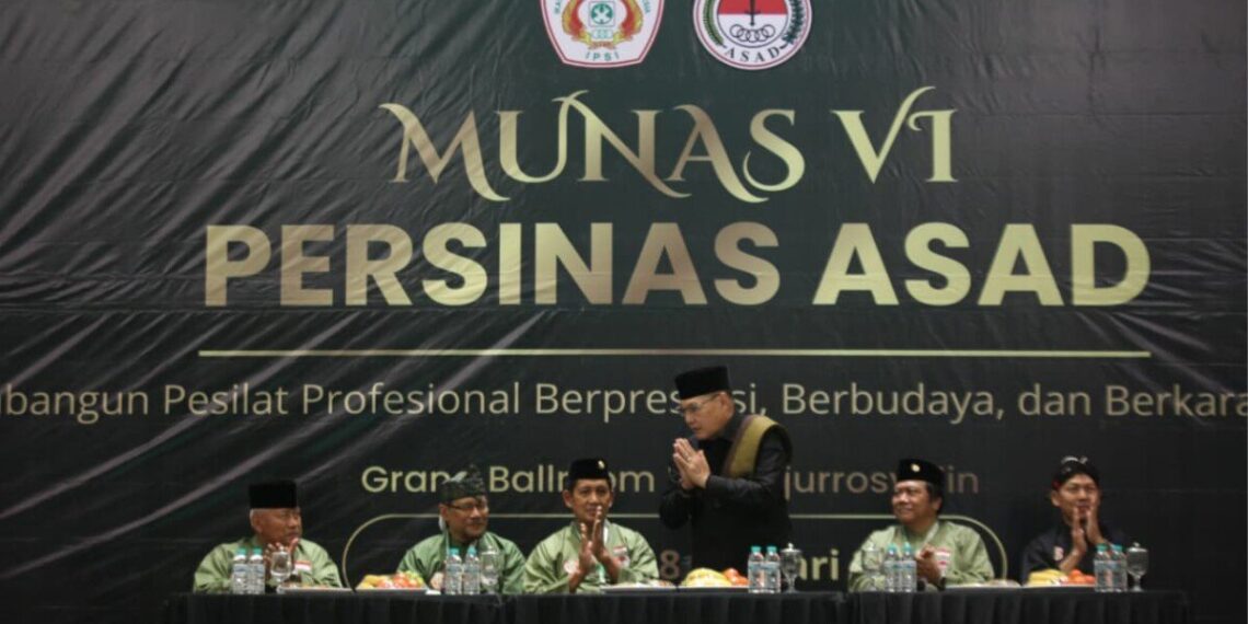LDII menghadiri Musyawarah Nasional (MUNAS) VI Persinas ASAD pada Kamis (8/1) di Grand Ballroom Minhaajurrosyidin, Pondok Gede, Jakarta Timur. Foto: LINES.