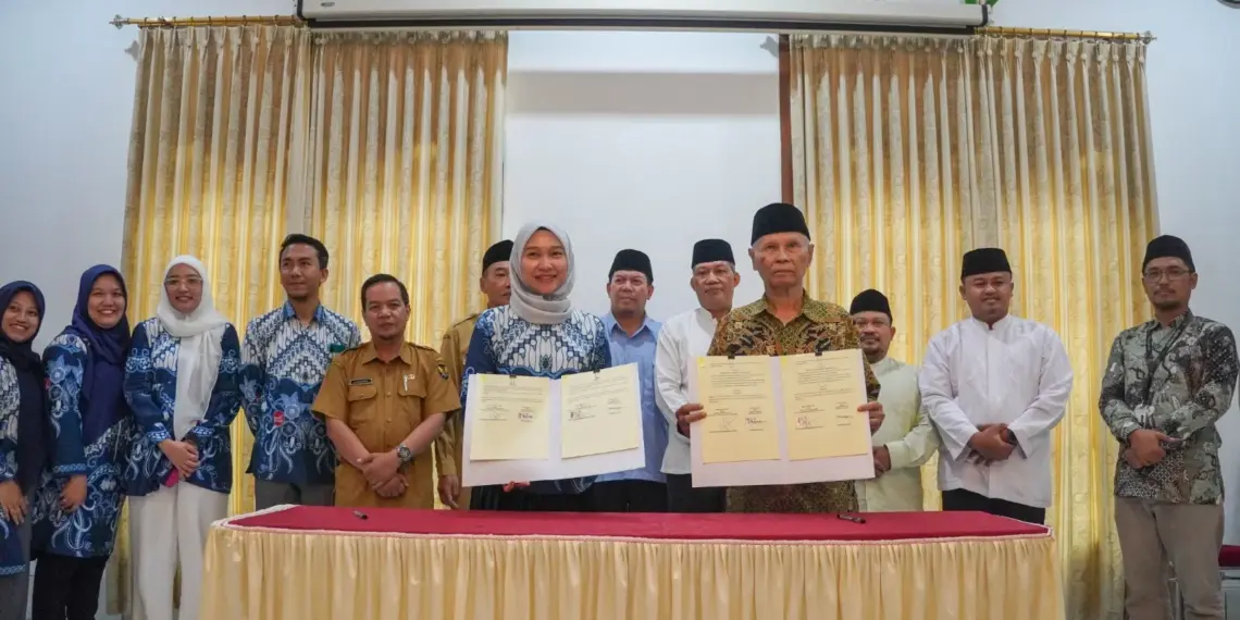 Pondok Pesantren (Ponpes) Wali Barokah Kediri menunjukkan komitmennya dalam mencetak juru dakwah yang profesioal religius, sekaligus sehat secara fisik. Foto: LINES