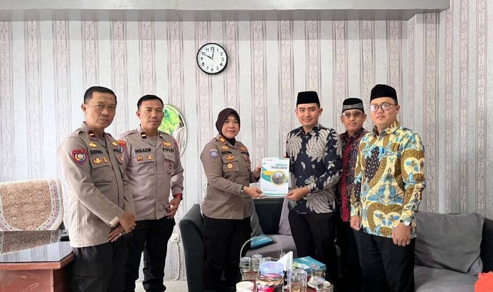 DPD LDII Kota Bandar Lampung audiensi dengan Satuan Pembinaan Masyarakat (Satbinmas) Polresta Bandar Lampung. Foto: LINES.