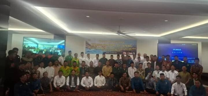 Perwakilan Bidang Komunikasi, Informasi, dan Media (KIM) DPD LDII Kabupaten Pemalang menghadiri Rapat Koordinasi Biro KIM LDII Jateng. Foto: LINES.