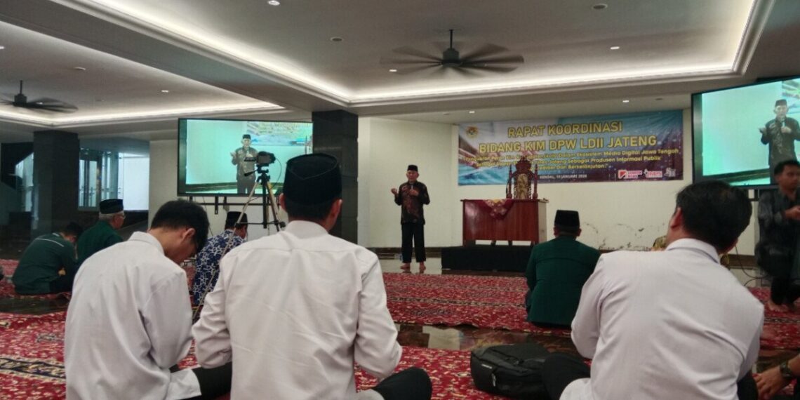 DPD LDII Kabupaten Magelang mengirimkan delegasi untuk mengikuti Rapat Koordinasi Bidang Komunikasi, Informasi, dan Media (KIM) LDII Jawa Tengah 2026. Foto: LINES