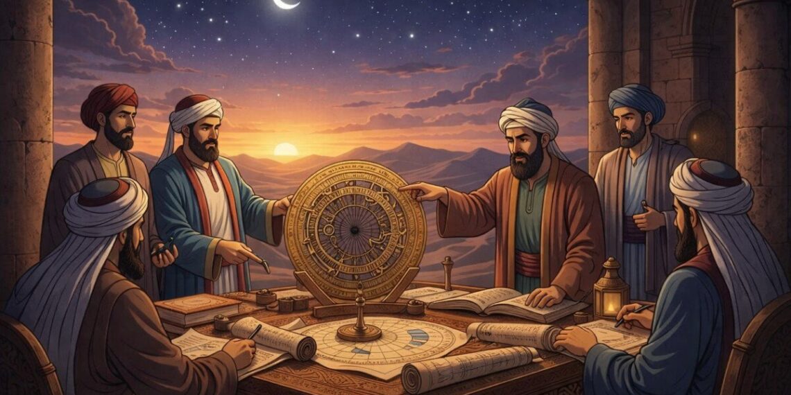 Ilustrasi Penentuan Bulan Hijriyah.