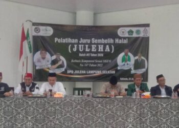 Hadiri Pelatihan Juleha, LDII Lamsel Dukung Penguatan Kompetensi Juru Sembelih Halal