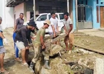 Sambut Ramadan, LDII Teluk Bintuni Gelar Kerja Bakti Sekitar Masjid