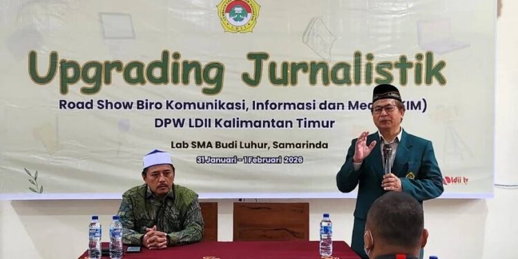 DPW LDII Kalimantan Timur menggelar workshop upgrading jurnalistik yang mencakup Samarinda dan Kutai Kartanegara. Foto: LINES.