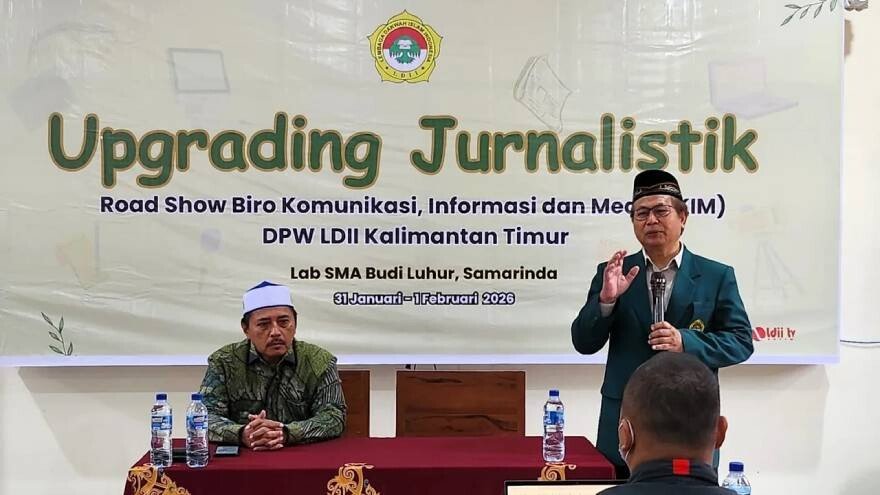 DPW LDII Kalimantan Timur menggelar workshop upgrading jurnalistik yang mencakup Samarinda dan Kutai Kartanegara. Foto: LINES.