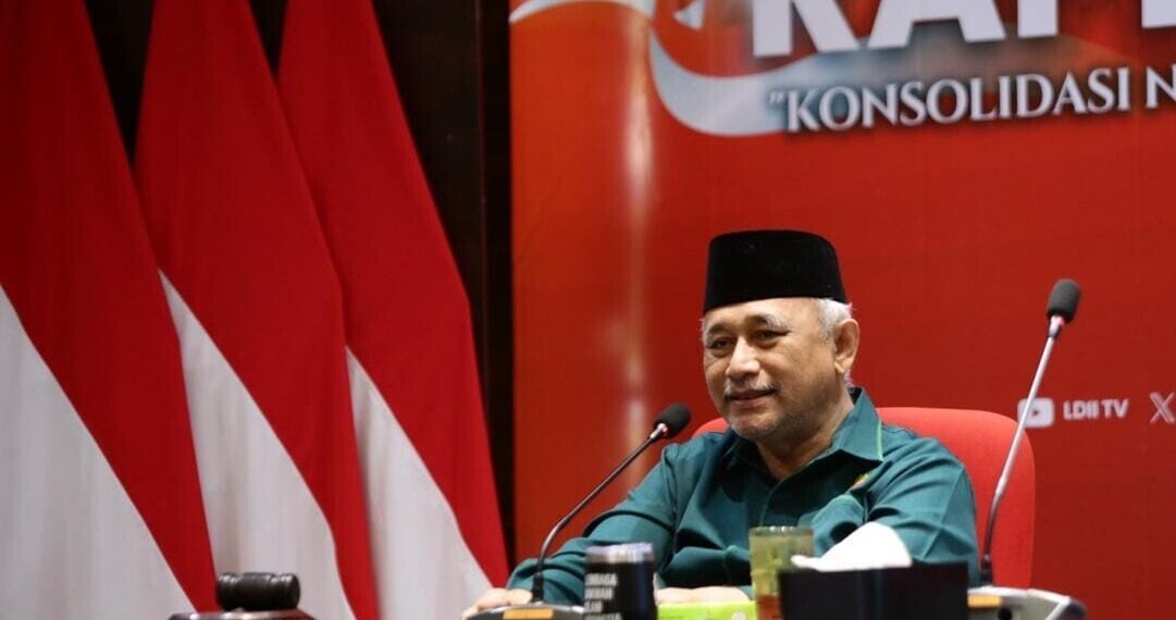 Ketua Umum DPP LDII KH Chriswanto Santoso pada pembukaan Rapimnas 2026. Foto: LINES.