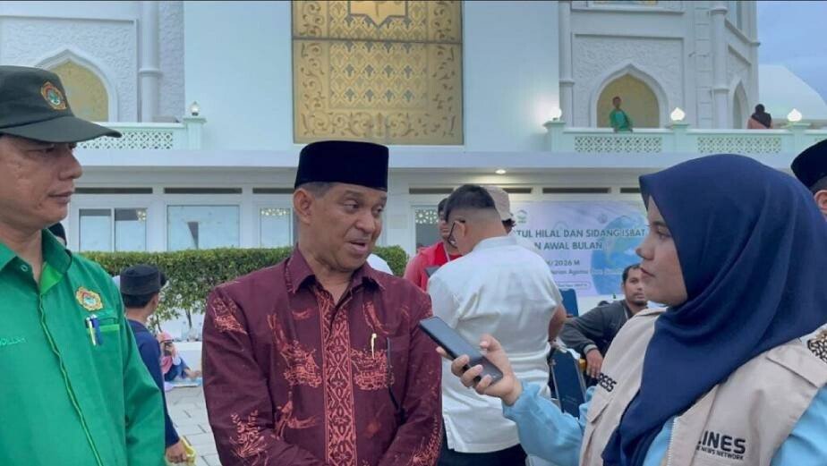 LDII Sumatera Barat ikut memantau hilal. Foto: LINES.