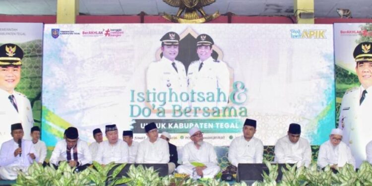 LDII Tegal menghadiri undangan Pemkab istighosah dan doa bersama. Foto: LINES.