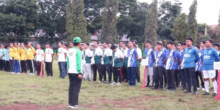 Bidang Pemuda, Kepanduan, Olahraga, Seni, dan Budaya (PKOSB) DPD LDII Kota Cimahi menggelar babak final Liga Sahabat LDII Kota Cimahi. Foto: LINES.