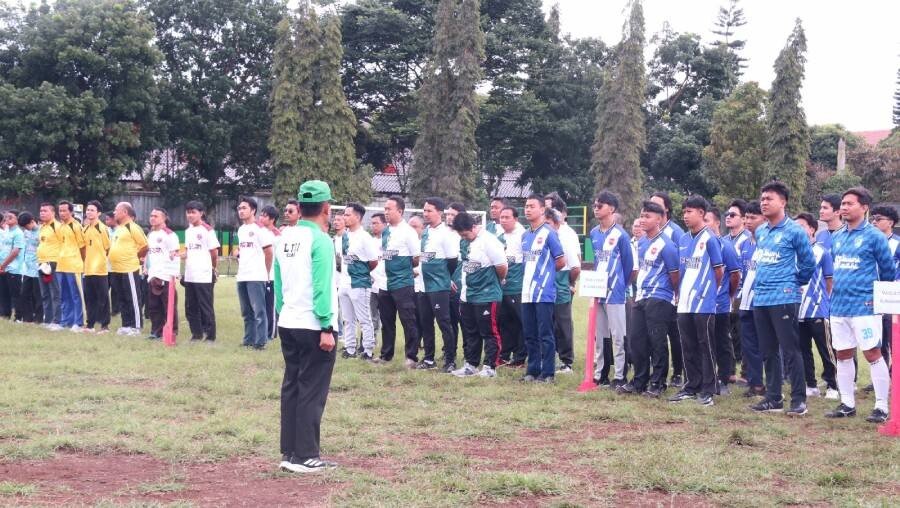 Bidang Pemuda, Kepanduan, Olahraga, Seni, dan Budaya (PKOSB) DPD LDII Kota Cimahi menggelar babak final Liga Sahabat LDII Kota Cimahi. Foto: LINES.