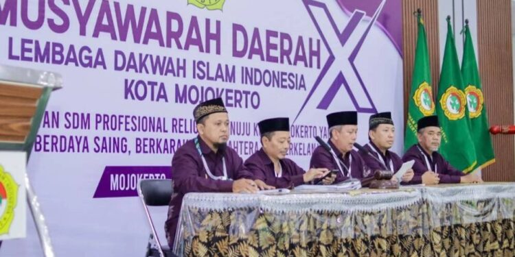 Musda X LDII Mojokerto menetapkan Suhartono sebagai Ketua DPD LDII Mojokerto. Foto: LINES.