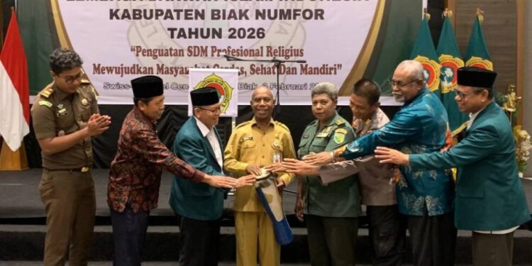 Musyawarah Daerah (Musda) VI LDII Kabupaten Biak Numfor digelar dihadiri perwakilan pengurus LDII se-Kabupaten Biak Numfor. Foto: LINES.