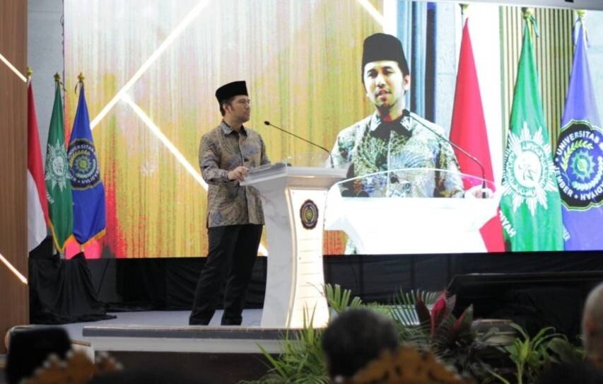 Wagub Jatim Emil Dardak di Kajian Ramadan PW Muhammadiyah. Foto: LINES.