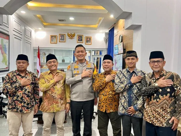 Pengurus Harian DPD LDII Kota Bogor audiensi dengan Kapolres Kota Bogor, pada Rabu (11/2/2026). Foto: LINES