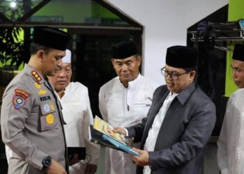 Tarawih Keliling di Masjid Naungan LDII, Polda Bengkulu Ajak Jaga Stabilitas Keamanan di Bulan Ramadan