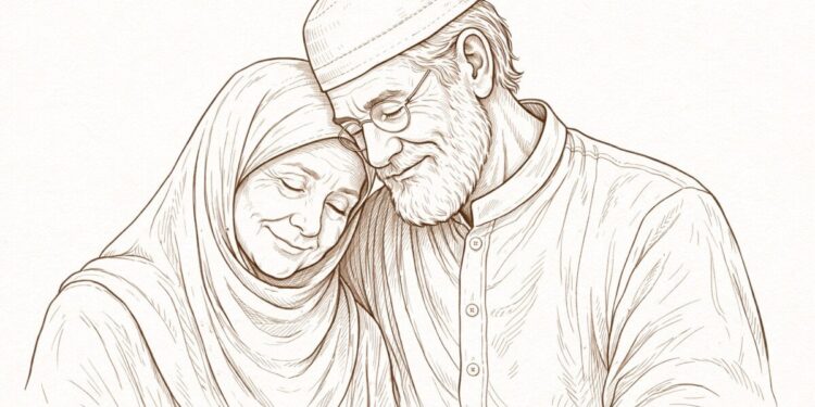 Ilustrasi Orang Tua.