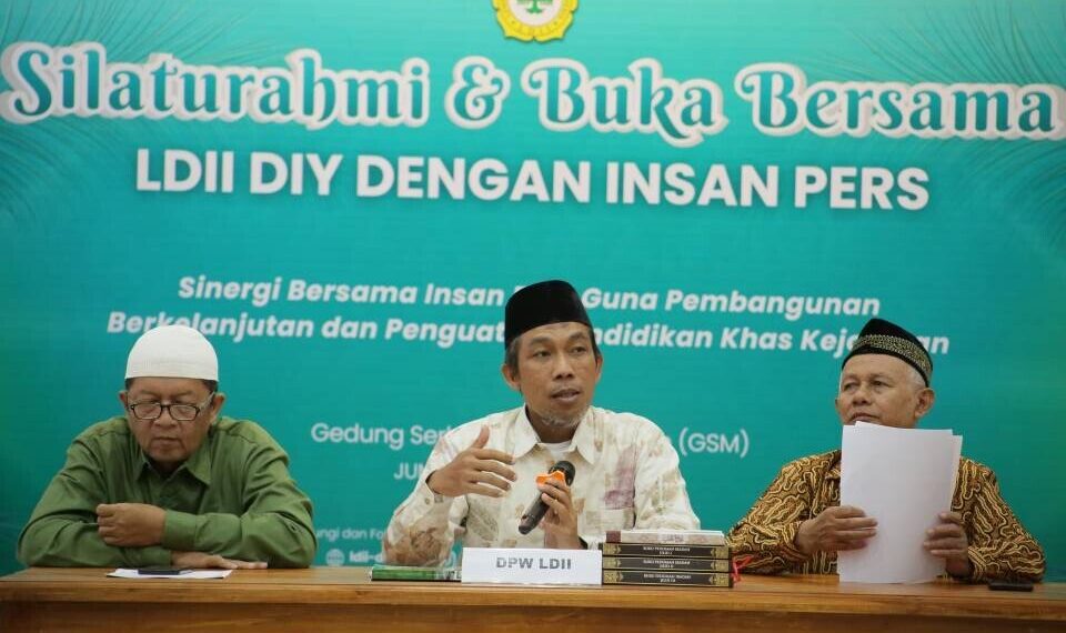 DPW LDII Provinsi Daerah Istimewa Yogyakarta (DIY) menggelar silaturahim dan buka bersama dengan insan pers. Foto: LINES.