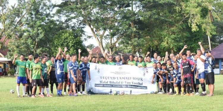 DPD LDII Luwu bersama Forsgi Lamasi memanfaatkan masa lebaran, dengan menggelar “Touring Halal Bihalal”. Foto: LINES.