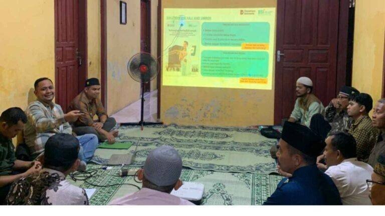 DPD LDII Kabupaten Agam menggelar kegiatan berbuka puasa bersama BSI KC Lubuk Basung. Foto: LINES.