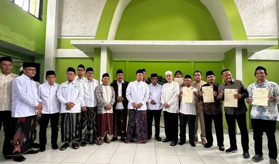 Kementerian Agraria dan Tata Ruang/Badan Pertanahan Nasional (ATR/BPN) menggelar Rapat Koordinasi Sertifikasi Tanah Wakaf di Kantor MUI Banten. Foto: LINES.