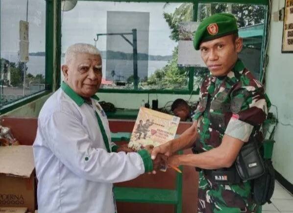 LDII Fakfak bersilaturrahim ke Kodim. Foto: LINES.