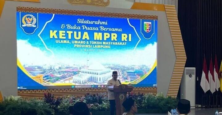 LDII Lampung Buka Bersama Ketua MPR RI, Gubernur Lampung,  ulama, serta tokoh masyarakat setempat. Foto: LINES.
