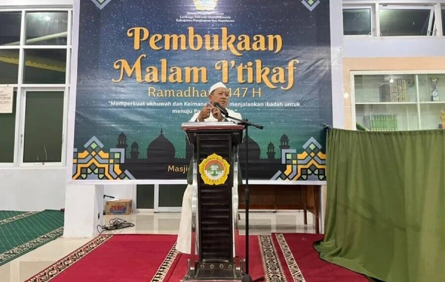 DPD LDII Kabupaten Pangkep menggelar pembukaan kegiatan malam itikaf di Masjid Al-Awwabin, Pangkep, Sulawesi Selatan. Foto: LINES.