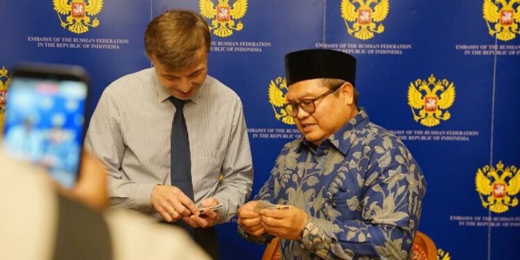 Sekretaris DPP LDII Dody T. Wijaya menghadiri undangan acara buka puasa bersama yang digelar Kedutaan Besar Federasi Rusia. Foto: LINES.