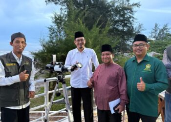 LDII Bengkulu Berpartisipasi Amati Hilal Awal Ramadan Bersama Kemenag di Pantai Pasir Putih