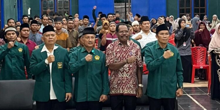 DPD LDII Kabupaten Nabire menggelar buka puasa bersama Bupati Nabire di Gedung Serba Guna Ganjar Waluyo. Foto: LINES