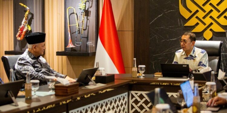 DPP LDII beraudiensi dengan Kementerian Kebudayaan Fadli Zon pada Senin (31/3). Foto: LINES.