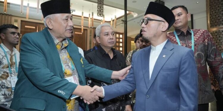 Wakil Menteri Haji RI Dahnil Anzar Simanjuntak menghadiri Munas X LDII. Foto: LINES.