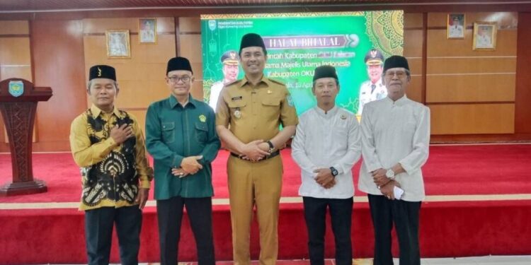 DPD LDII Kabupaten Ogan Komering Ulu (OKU) Selatan menghadiri undangan halal bihalal Pemerintah Kabupaten OKU Selatan. Foto: LINES.