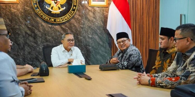 Lawatan DPP LDII di Gedung Kemenko Pangan di Graha Mandiri Jakarta. Foto: LINES.