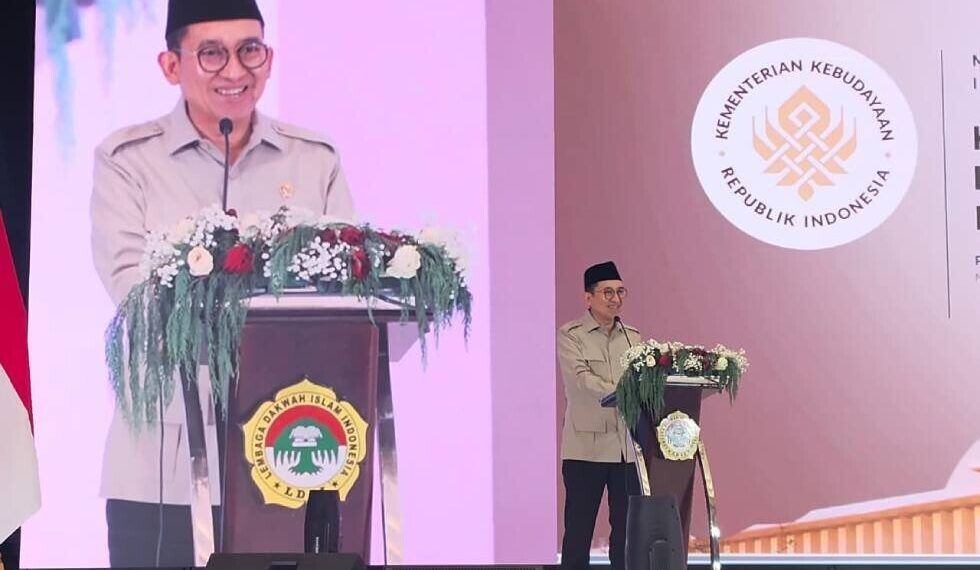 Menbud Fadli Zon menjadi pembicara pada Munas X LDII. Foto: LINES.
