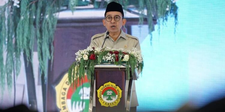 Menteri Budaya RI, Fadli Zon di Munas X LDII. Foto: LINES.