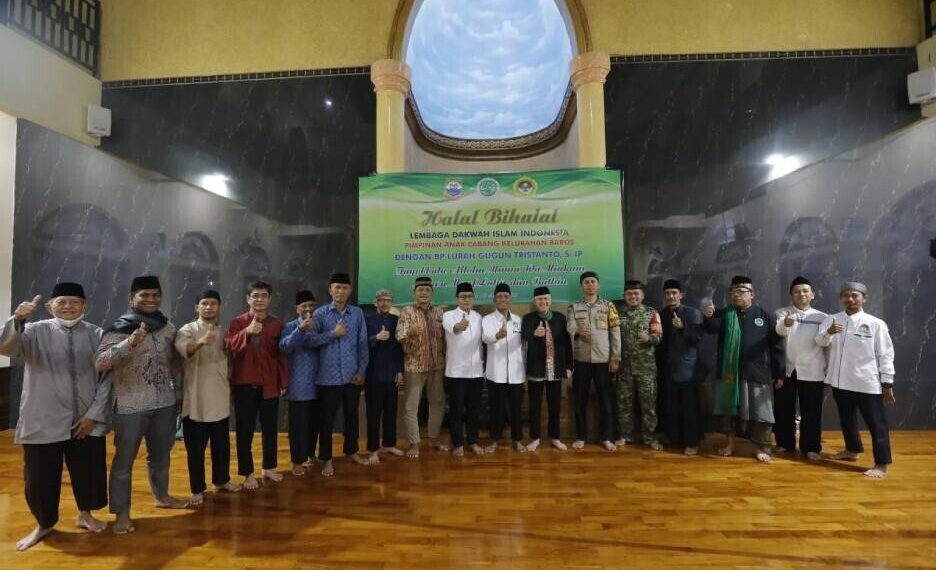 Pimpinan Anak Cabang (PAC) LDII Kelurahan Baros menggelar kegiatan silaturrahim pascaramadan. Foto: LINES.