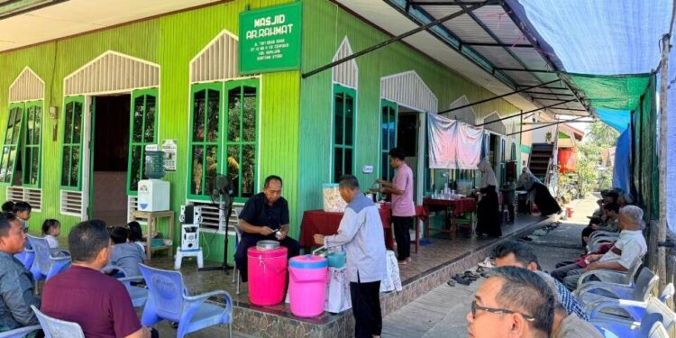 PAC LDII Guntung, Bontang menggelar silaturrahim dan halal bihalal warga. Foto: LINES.